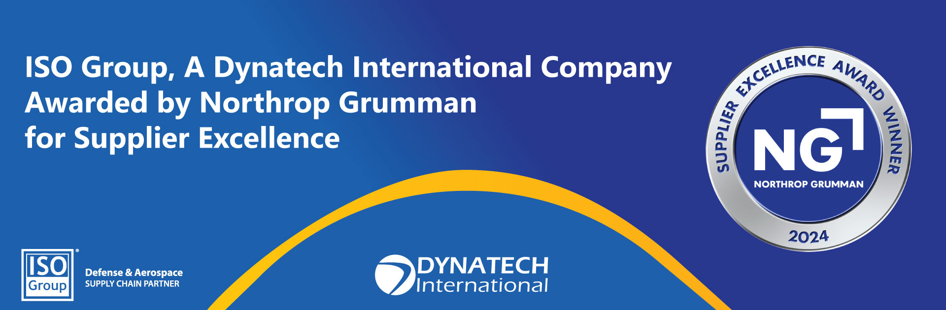 ISO Group Awarded by Northrop Grumman for Supplier Execellence.