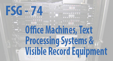 Office Machines, Text Processing Systems and Visible Record Equipment